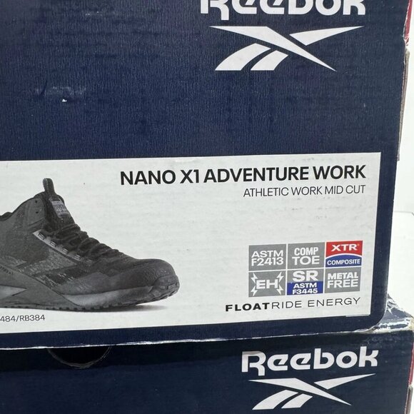 Reebok Mens Fusion Formidable Work Sneaker Black Size 8W main image 5